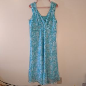 Summer Flowy Floral Paisley Dress